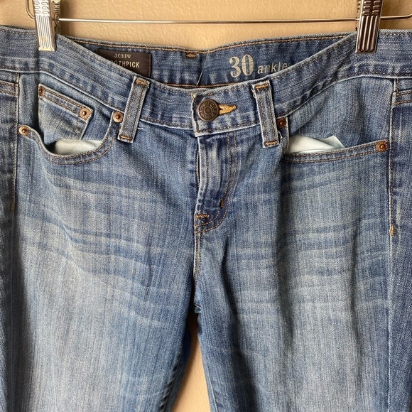 J. Crew 9” Mid Rise Toothpick Ankle Skinny - Picture 4 of 9